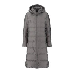NEW WOMEN ULTRA LIGHT DOWN LONG COAT. Size L